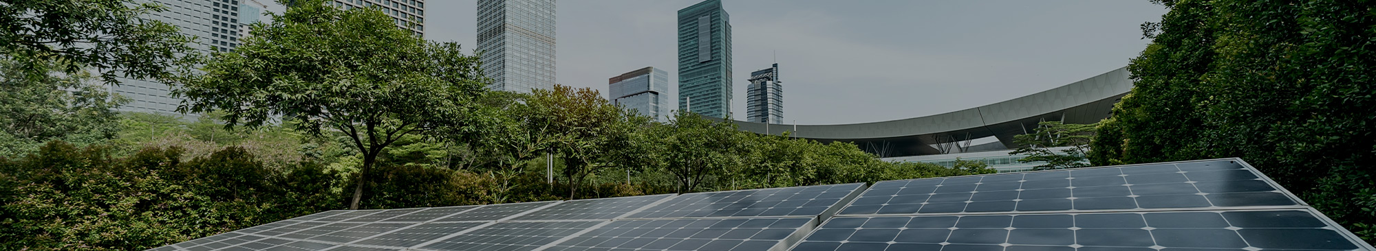 Solar Panel in Commercial Area