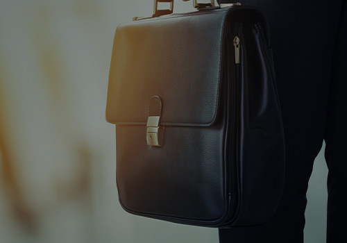 Black Leather Briefcase