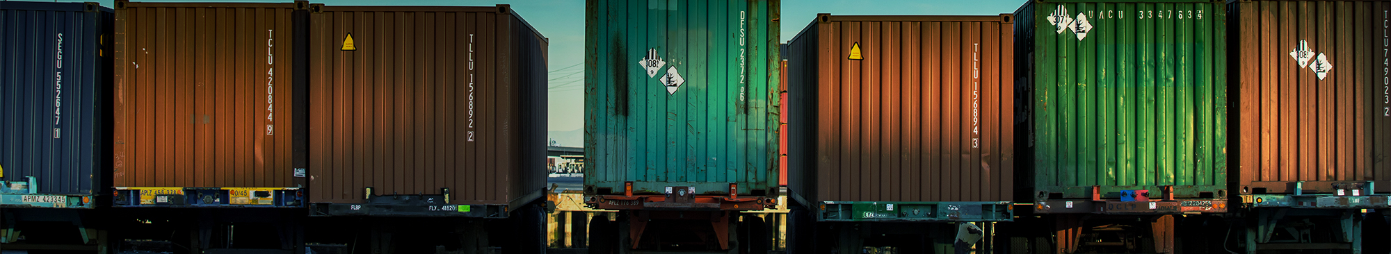 Colorful Shipping Containers