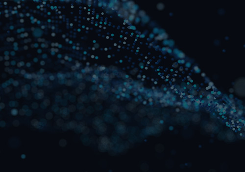 Dark Blue Abstract Data Visualization