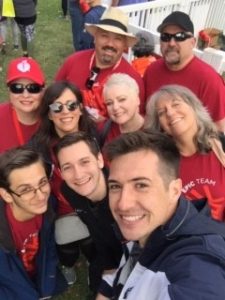 Sacramento Heart Walk group shot