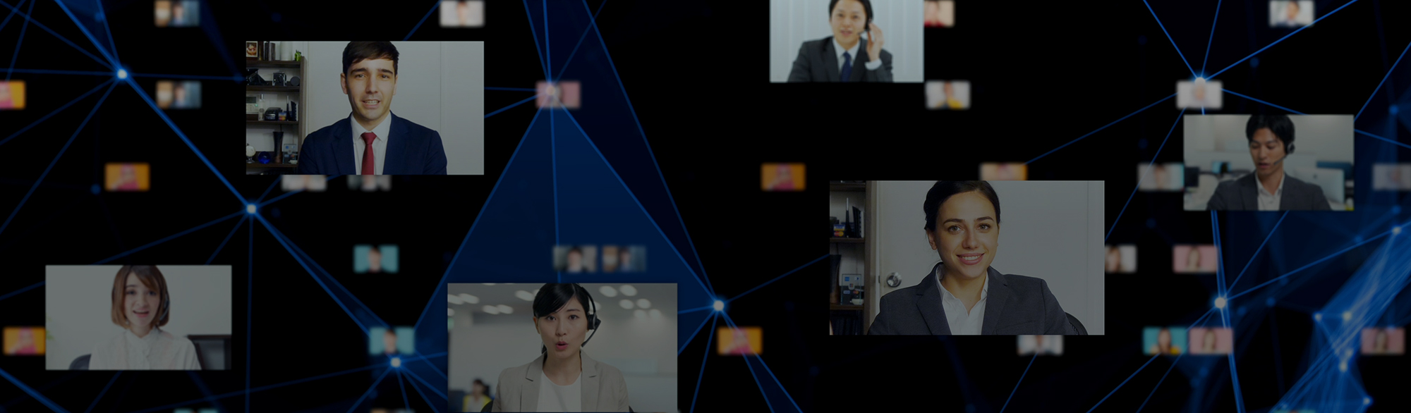 Video conference background