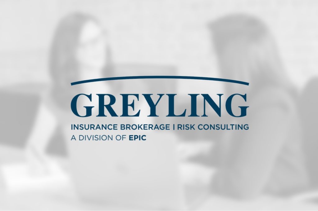 greyling logo over blurred background