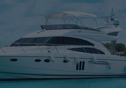 yacht anchored in water