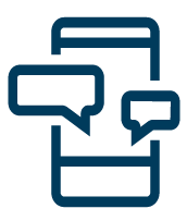 mobile phone chat icon