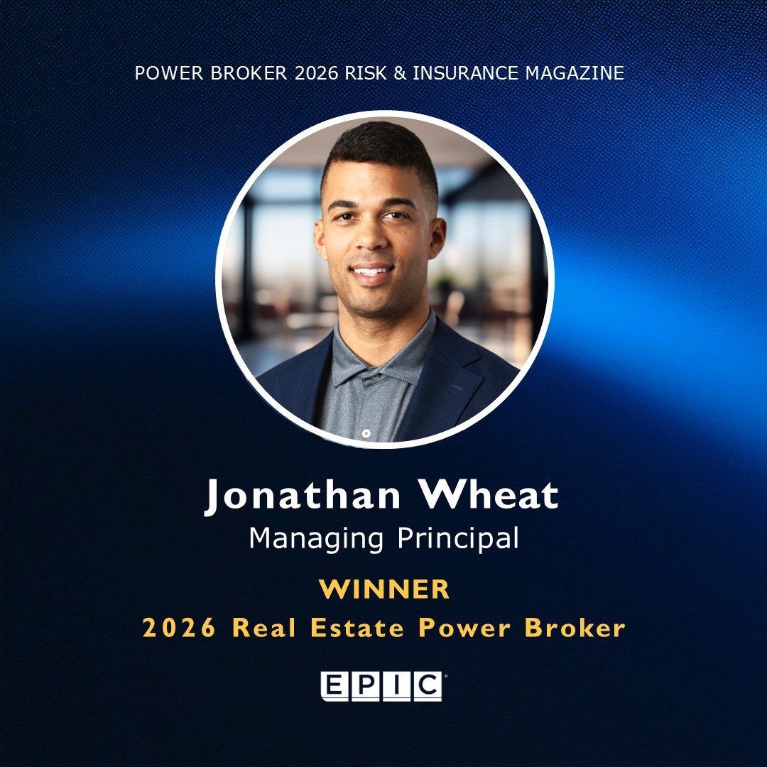 Badge recognizing Jonathan Wheat, Managing Principal, as a winner of 2026 Real Estate Power Broker
