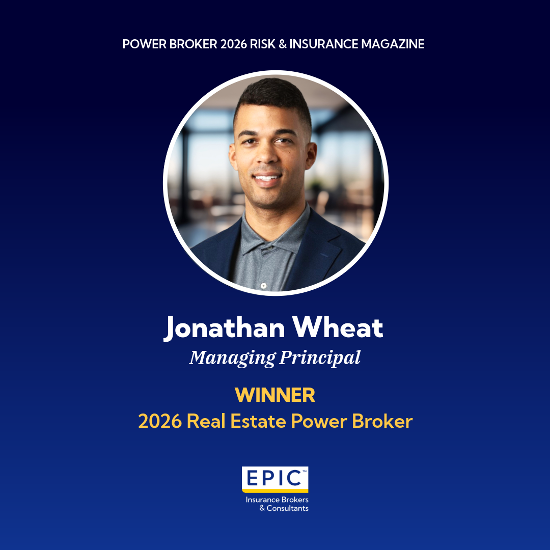 Badge recognizing Jonathan Wheat, Managing Principal, as a winner of 2026 Real Estate Power Broker